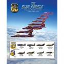 Blue Angels 10 Pin Set with Stand 