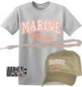  Marine Gift Pack Marine Mom Gift Pack, Includes T-Shirt, Ball Cap, Lanyard and 