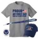 Proud Air Force Dad Flag Full Front Gift Pack