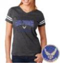 United States Air Force Finest Striped V-Neck Full Front Gift Pack