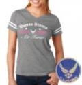 U.S. Air Force Script Striped V-Neck Full Front Gift Pack