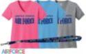 UNITED STATES AIR FORCE on Ladies Cotton Shirt Gift Pack.  AVAILABLE COLORS: Neo