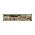 M14 Rifle  Metal Sign 