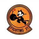 Tomcatters Fighting 31 - Metal Sign 
