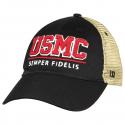 USMC 'Semper Fidelis' Trucker Hat - Black