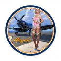 Angels Corsair  Vintage Metal Sign