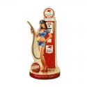 Gas Pump Girl - All Metal Sign