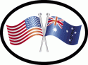 USA - Australia Friendship Decal