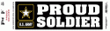 Proud Soldier  Bumper Sticker 