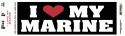 I Love My Marine Bumper Sticker 