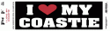 I Love My Coastie Bumper Sticker 