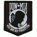 POW-MIA Shield Patch