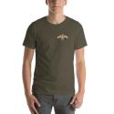 USMC MARSOC Raiders Badge Insignia Short-Sleeve Unisex T-Shirt Front and Back Lo