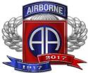 82ND AIRBORNE DIVISION 100TH ANNIVERSARY PATCH 