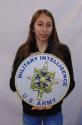 US ARMY MILITARY INTELLIGENCE All Metal Sign 14" Round