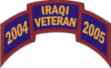 Iraqi Veteran Scroll 2004 2005 Decal Iraqi Veteran Scroll 2004 2005 Decal