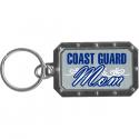 Coast Guard Mom Metal Key Chain