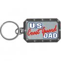 Coast Guard Dad Metal Key Chain