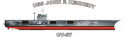 John F. Kennedy Aircraft Carrier USS John F Kennedy (CV-67)   Decal
