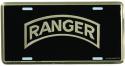  Army Ranger License Plate  