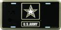 Army License Plate US Army Star Logo