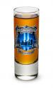 Law Enforcement Police, We Will Never Forget, 9-11-01, 2oz shot glass