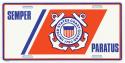 Semper Paratus with Coast Guard Logo License Plate