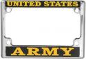United States Army Motorcycle License Plate Frame