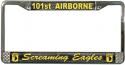 Army 101st Airborne Screaming Eagles License Plate Frame