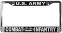 US Army Combat Infantry License Plate Frame 
