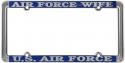 UNITED STATES AIR FORCE WIFE THIN RIM LICENSE PLATE FRAME