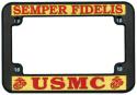 USMC Semper Fidelis Motorcycle License Plate Frame 