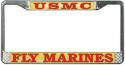 Fly Marines License Plate Frame 