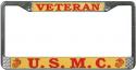 USMC Veteran License Plate Frame