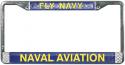 Fly Navy Aviation License Plate Frame 