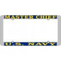 MASTER CHEIF US NAVY THIN RIM LICENSE PLATE FRAME