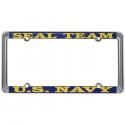 SEAL TEAM US NAVY THIN RIM LICENSE PLATE FRAME SEAL TEAM US NAVY THIN RIM LICENSE PLATE FRAME