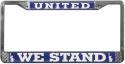 United We Stand License Plate Frame United We Stand License Plate Frame