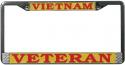 Vietnam Veteran License Plate Frame