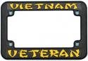 Vietnam Veteran Motorcycle License Plate Frame 