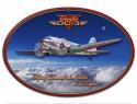 3-D DC-3 AIRPLANE All Metal Sign