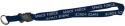 Space Force White Imprint on Blue Removable Clasp Lanyard