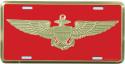 Marine  Aviator License Plate 