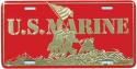 US Marine IWO JIMA License Plate 