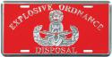 Marine License Plate Master EOD 