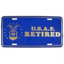 Air Force Retired License Plate