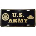 US Army Crest DI License Plate