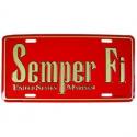 Marines Semper Fi License Plate