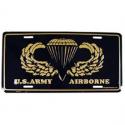 Army Airborne License Plate