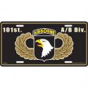 Army 101st Airborne License Plate